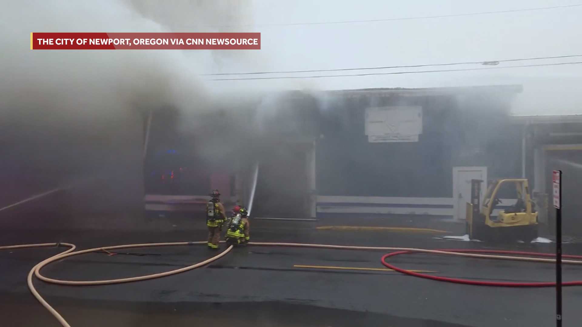 Possible ammonia contamination prompts evacuations after Oregon seafood plant fire, officials say — WESH 2 Orlando, Mesquite Schools news