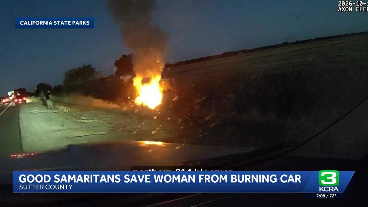Officers rescue woman from burning car — WISN 12 Milwaukee, Mesquite Community news