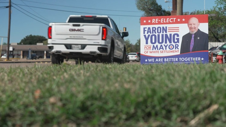 'Why would you do this?': White Settlement mayor reacts after councilman's wife cited for stealing campaign sign — WFAA (Dallas-Fort Worth), Mesquite Government news