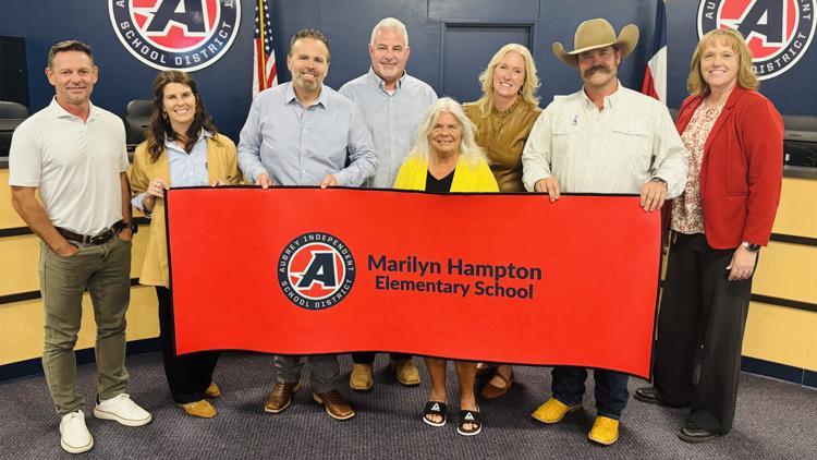 Aubrey ISD names new elementary school after beloved retired janitor — WFAA (Dallas-Fort Worth), Mesquite Schools news
